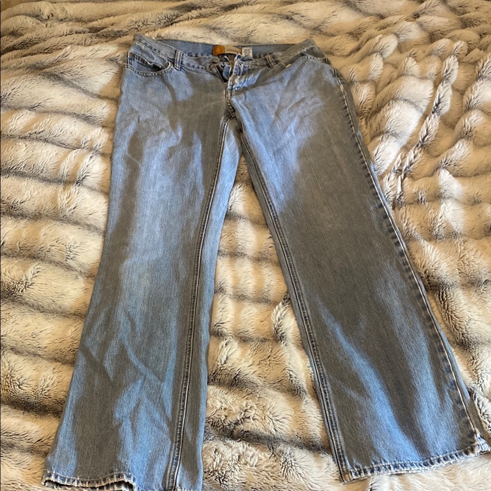 Old Navy Blue Flare Wide Leg Jeans